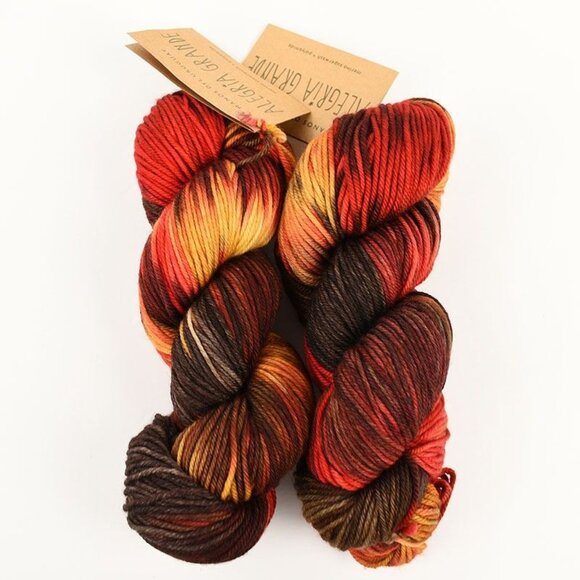 Manos Del Uruguay Alegria Grande Yarn 2 Skeins SW Merino Color Autumn Leaves - Picture 1 of 4